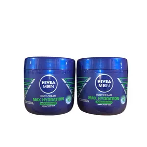 Nivea Men Max Hydration Body Cream Pack of 2 - 400mL - Nourishing Formula for Comfort - Skincare Moisturizer