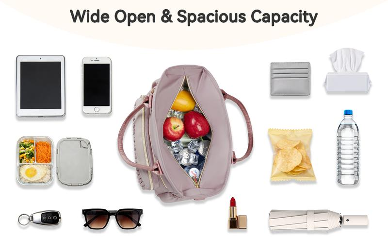 HSHRISH Insulated & Leak - Proof Lunch Bag For Women - Ideal for Work, Picnics