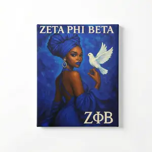 Zeta Phi Beta wall art