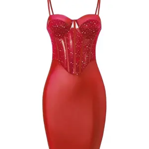 Rhinestone BodyCon Dress