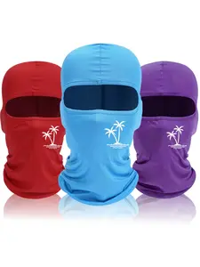 6pcs/3pcs Unisex Coconut Tree Printing Balaclava Mask Ski Mask for Men Women Suitable for Outdoor Sports Daily Wear Gift Hat