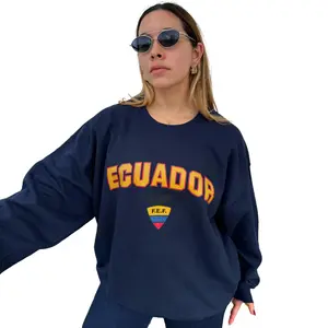 Ecuador Sweatshirt, Unisex Oversized Fall Sweaters, Ecuador Tops, Comfy Casual Pullover
