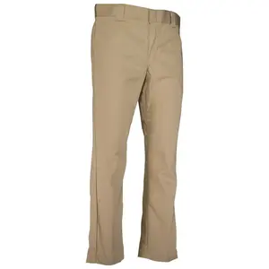 Dickies Men's Slim-Fit Tapered-Leg Antistain Body-Fitting Comfy Contemporary Pants - Mid Waist, Below Ankle, Ring-Spun Cotton-Polyester Stretch Blend, Plain, Wrinkle Resistant, Stain-Release, Minimalist Design, Multi-Size, All Seasons, Casual, Antistain M