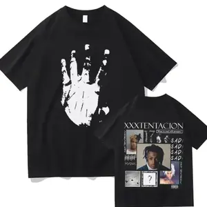 XXX Hoodie, Vintage Rap Hip Hop 2 sided Tee, Retro xxxtentacion graphic Shirt, Y2K Streetwear style, Gift For Him
