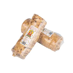 (10 Pack) Peanut Butter Beef Cheek Original Rolls Small for Small to Medium Dogs / Power Chewers