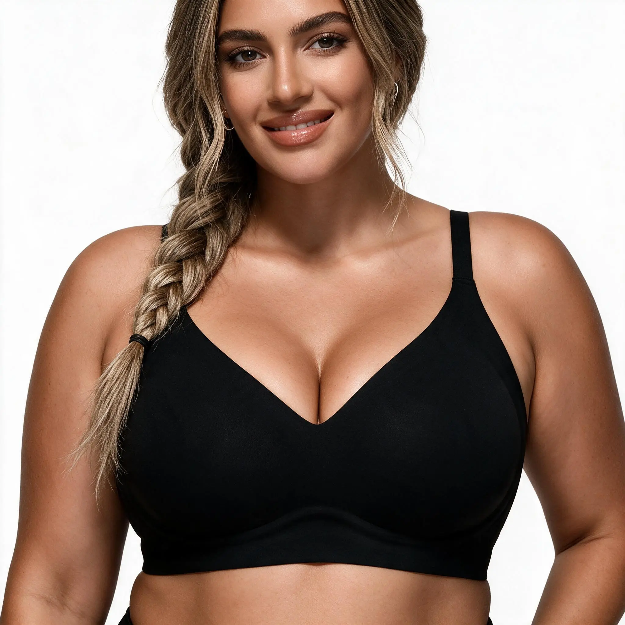 CORLIX wireless bra jelly bra push up bra plus size minimizer push-up  full coverage bra Jelly Bra Ultra-Soft Jelly Wireless Bra Airly Lightlined Fix-Cup Jelly Bra Seamless Push-Up Minimizer Bralette minimalist fabric bralette Daily Comfort Ladies