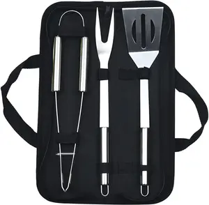 BBQ Grill BBQ Accessories, Stainless Steel Grill Tools Grilling Accessories Grill Set Barbecue Grill Accessories for Outdoor Grill, BBQ Tools Grill Utensils Grilling Tools SUJAYU