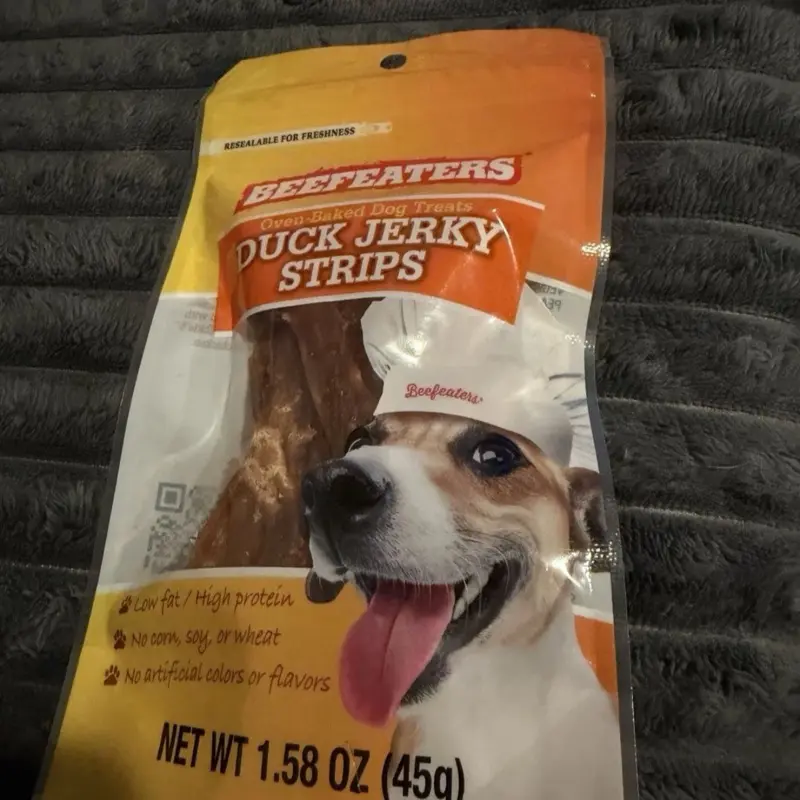 Beefeaters Duck Jerky Strips Dog Treats 1.58 oz (45g)