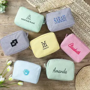 Custom Logo Makeup Bag: Personalized Bridal Party Gift