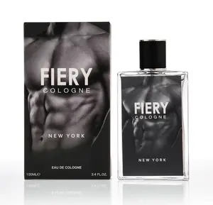 Lovali Fiery Cologne New York Eau De Cologne For Men 3.4 FL Oz 100MI-Aromatic, Woody, Citrus