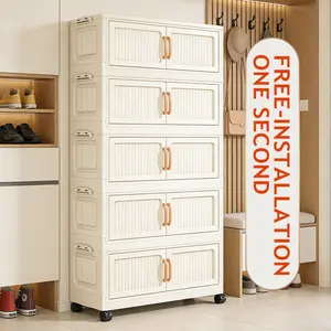 Bedroom storage,Plastic Storage Cabinet, Multi-layer Drawer Organizer,trinket trade box   storage organization,  organizer storage,  adhd organization products,  Collapsible Storage Cabinet with Wheels, Lidded Stackable Plastic Storage