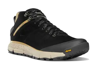 Trail 2650 Mid GTX Men's Hiking Shoes Black Khaki Waterproof Durable Vibram Sole for Outdoor Adventures