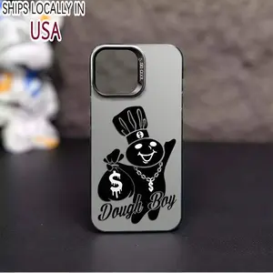 Dough Boy Aesthetic Pattern Casing For iphone 17 16 15 14 13 12 11 X XS PRO PLUS MAX 2020 2022 SAMSUNG GALAXY S22 S23 S24 FE ULTRA PLUS Hard TPU PET PC Black Silver Gift Shockproof Protection Aesthetic Anti-Drop Protective Protector Phone Cases Shell Co