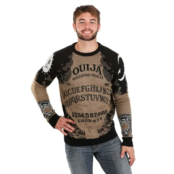 Ouija Board Halloween Sweater for Adults