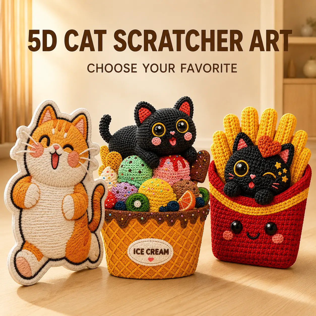 OmniPets 5D Felt Wall Cat Scratcher Self Adhesive Vertical Cat Scratch Pad Furniture Protector Decorative Peel and Stick Scratching Mat with Bonus Bee Toy for Indoor Cats Walls Doors Cabinets Apartments and Small Spaces Durable wear