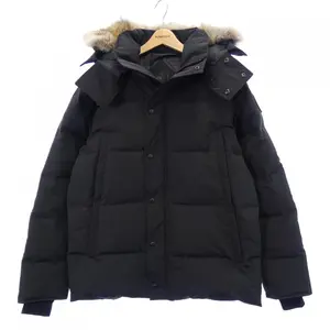 Pre-owned Canada Goose Nylon Small Leather Goods Black Label Wyndham Down Jacket