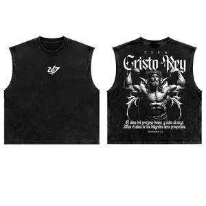 ViVa Cristo Rey US Gym Tank, Workout Tank, Men's Sport Outfit, Gym Men's Top, Training Tank, Gym Apparel, Gym Workout Men