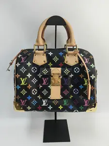 Pre-owned Louis Vuitton canvas Luggage Monogram Multicolore Speedy 30 【BF 12Z】XP02255