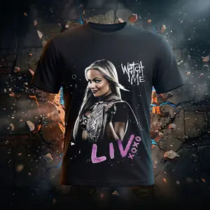 CCMA STORE Liv Morgan T-shirt, Wrestling Graphic Tee, WWE Tee, Sports T-shirt, Athlete Shirt, Wrestling Gift Streetwear Crewneck Clothing.