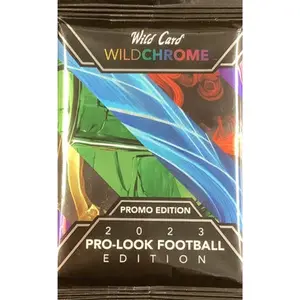 2023 Wild Card Wildchrome Pro-Look Football Edition PREVIEW Promo Pack (#d 25 or less) DRAFT NIGHT