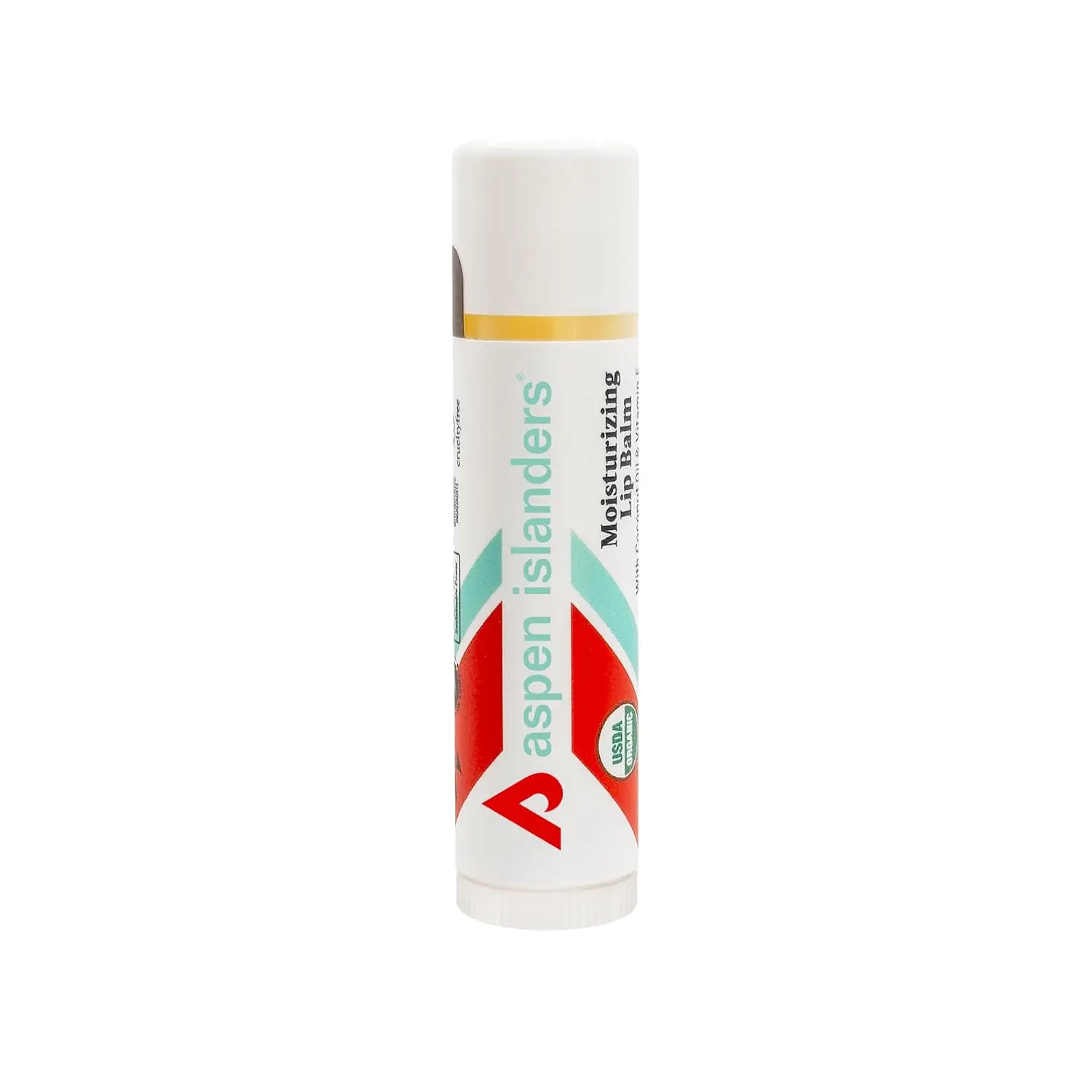 USDA Organic Coconut Restoring Lip Balm | Moisturizing with Coconut Oil, Calendula Extract, & Vitamin E | Non-SPF | Long-Lasting | PABA- and Paraben-Free, Cruelty Free | 0.15 oz