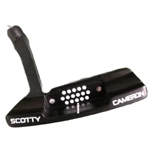 Golf putter Cameron black and gold straight blade golf putter practice club single club stainless steel