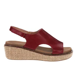 Corkys Womens Volta Ii Studded Slingback Casual Sandals Casual Mid Heel 2-3" - Red