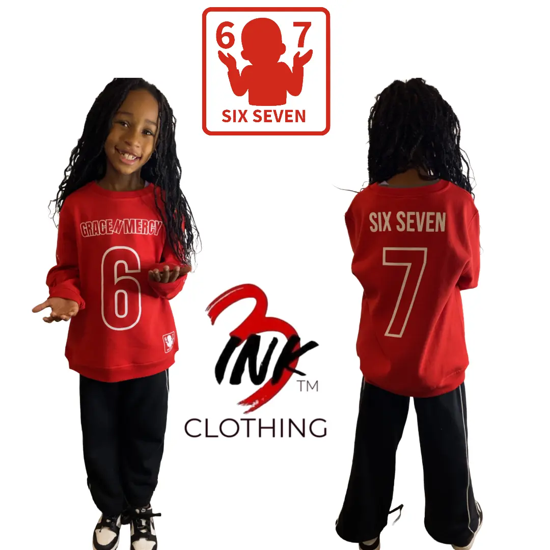 SIXSEVEN Unisex Jersey Sweatshirt #SIXSEVEN ALLAGES4EVERYONE Long Sleeve Soft Jersey Fabric for Casual Outings & Layering Perfect for Everyday Use Soft Touch & Distinctive Logo