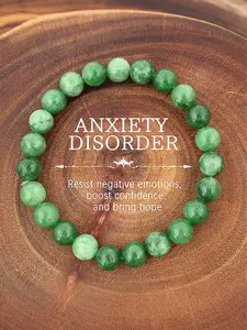 Natural Crystal Jade Beaded Bracelet, Resists Negative Emotions, Boosts Confidence, Brings Hope, Perfect Gift for Friends, High Quality Bracelet