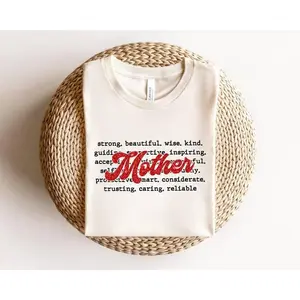 Strong Beautiful Wise Kind Mom Shirt, Mom Compliments Shirt, Trusting Caring Reliable Mom, Mother Shirt, Mother's Day Shirt, Gift For Mom