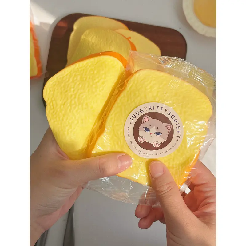 Squishy Toast Bread - Squeeze Away Your Worries with a Slice of Happiness