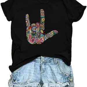 Women'S T-Shirt with Vibrant Printed Designs, a Casual Crew Neck Top Ideal for Everyday Wear, Offering Simplicity, Comfort, And a Good Fit, clean design, office commute, all-day comfort, Martin Luther King Jr. Day