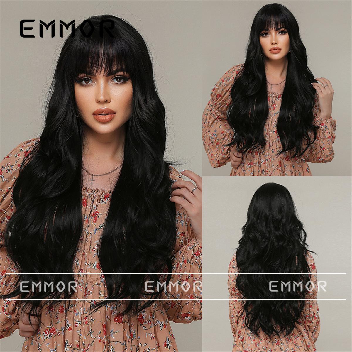 Long Wig — Deep Red Wavy Hair (26 Inches) — Designed for Caucasian Women — Natural & Realistic Appearance — Suitable for Daily Wear & Parties (Burgundy)