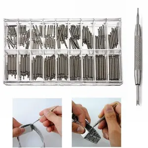 108/144pcs Stainless Steel Spring Bars 8mm to 25mm, Watchband Strap Repair Tools with Pins, Essential Watch Accessories for Maintenance