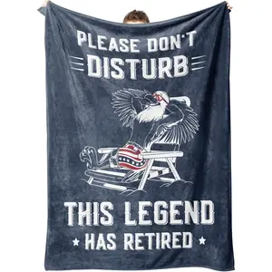 Retirement Gifts for Men 2025, Funny Retirement Gifts for Men, Retirement Blanket, Retired Gifts for Men, Best Retirement Gifts for Dad, Coworker, Doctor, Teacher, Boss(50"x60")