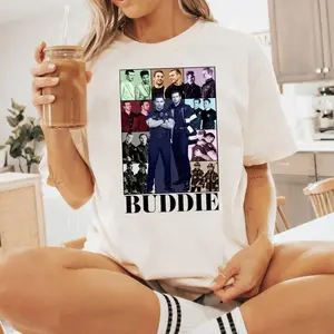 Buddie 911 Shirt – Eddie Diaz, Evan Buckley Sweatshirt, Hoodie & Sweatshirt, Unisex Menswear & Womenswear Tops Collection