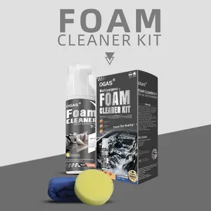 Multifunctional Foam Cleaner for Car - Car Interior Cleaner & Deep Stain Remover for Home, Powerful Foam Removes Dirt and Stains from Seat, Fabric and Carpets