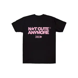 ILLIT Not Cute Anymore Album Men's Summer Round Neck Shirt Y2k ILLIT Girls' Band Pattern T-shirt Fashion Trendy Street Hawaiian T-shirt