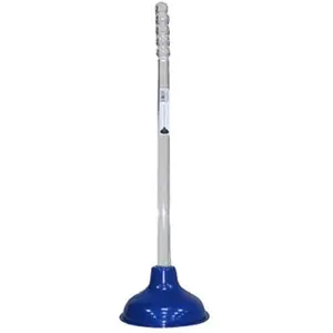 212 MAIN 6 in. Blue Toilet Plunger, Plumbing Tool, Bathroom Fixture Accessory (Model C28822)