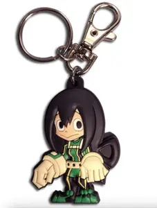 My Hero Academia Tsuyu Key Chain 3D PVC Anime Figure Keyring
