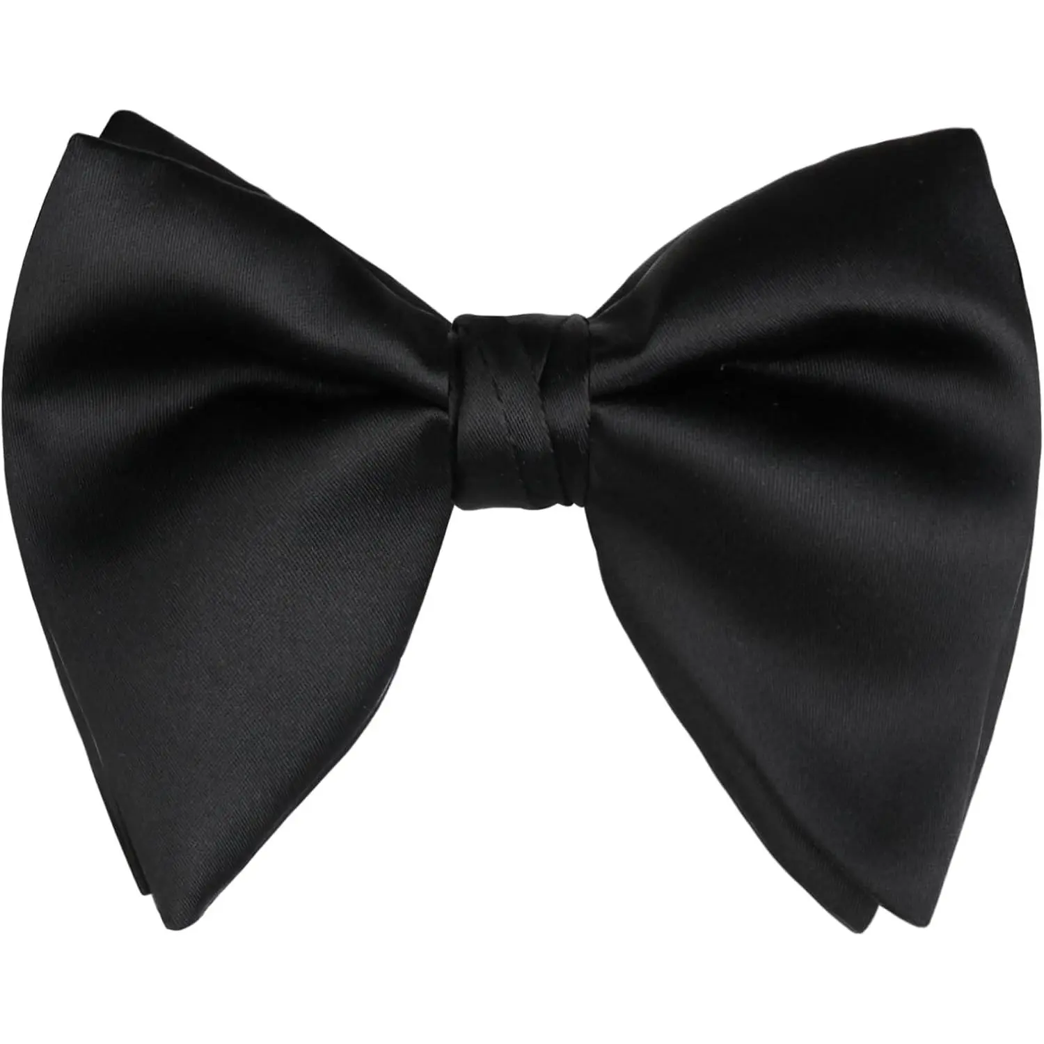 Oversized Velvet Bow Tie for Men - Classic Solid Pre-tied Male Accessory with Adjustable Neck for Formal Tuxedos and Weddings, Velvet Material, Classic & Bow Ties