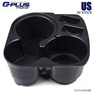 G-PLUS Fit For 2007-12 Nissan Altima Black Center Console Cup Holder & Liner New Upgraded Version
