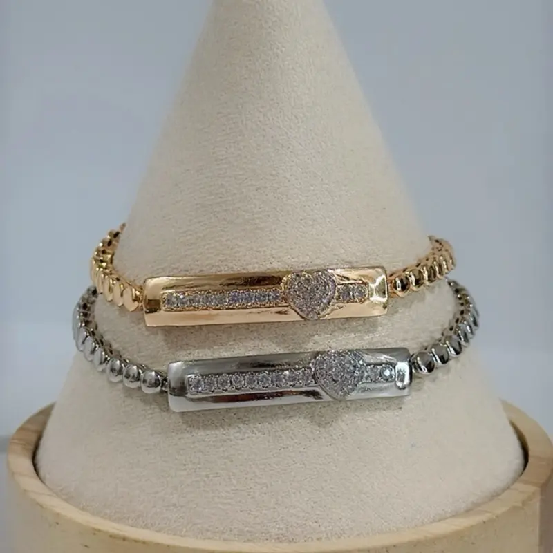 Casual Esclava bracelet heart #01380