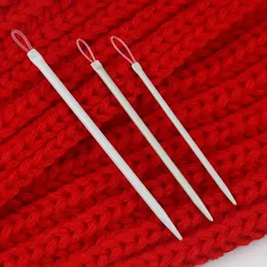 Crochet Hooks, 3 Counts Nylon Yarn Aluminum Needles, Knitting & Crochet Tools for DIY Sweater Crafting, Crochet Supplies