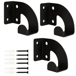 Three-Pack Garage Chainsaw Wall Mount Bracket, Heavy-Duty Metal Vertical Organizer, Yard Tool Organizer, Locking Design, Lockable Tool Storage, Space-Saving Tool Storage, Rust-Resistant