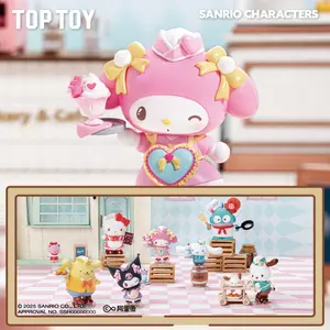 【TOPTOY】Rollerskating Restaurant Series Figure Blind Box, Cute Figures, Desktop Ornament, Collectible Toys, Holiday & Birthday Gift,Summervibes