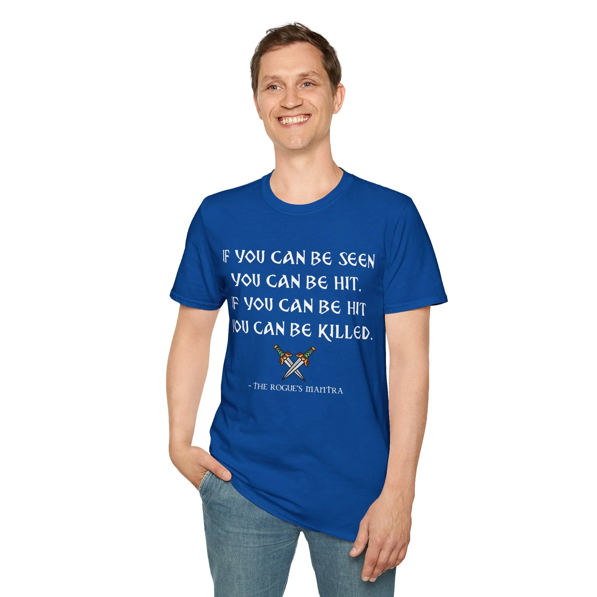 Rogue's Mantra - Softstyle T-Shirt for Men and Women Casual Collar Top Unisex