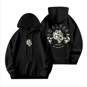 Darc Sport Wolves GVM Hoodie – Premium Men’s Workout & Athletic Hoodie, Cotton Machine-Washable Performance Pullover for Training, Gym, Fitness & Lifestyle, Lightweight Streetwear Hoodie Casual Fabric fall outfits eleven season 5 outfit