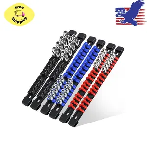 6 Pcs Socket Organizer Rail Set, Premium Socket Holder