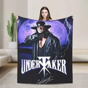 The Undertake Blankets  Warm Soft Aesthetic Plush Throw Blanket For Children Couch Chair Flannel Bedspread Bed Cover, Valentine's Day Gift, Gift for Him & Her